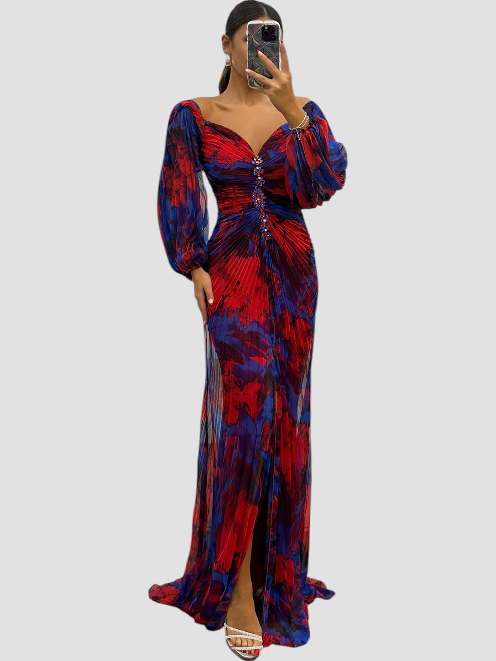 Corinne Pleated Dress