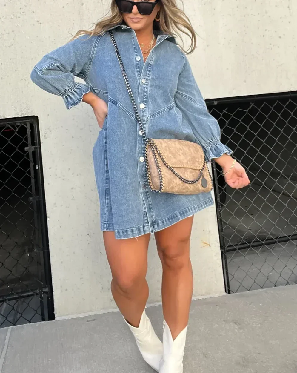 Sophia Denim Dress