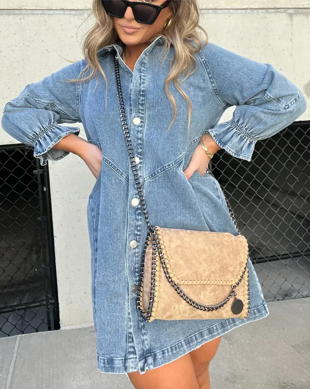 Sophia Denim Dress