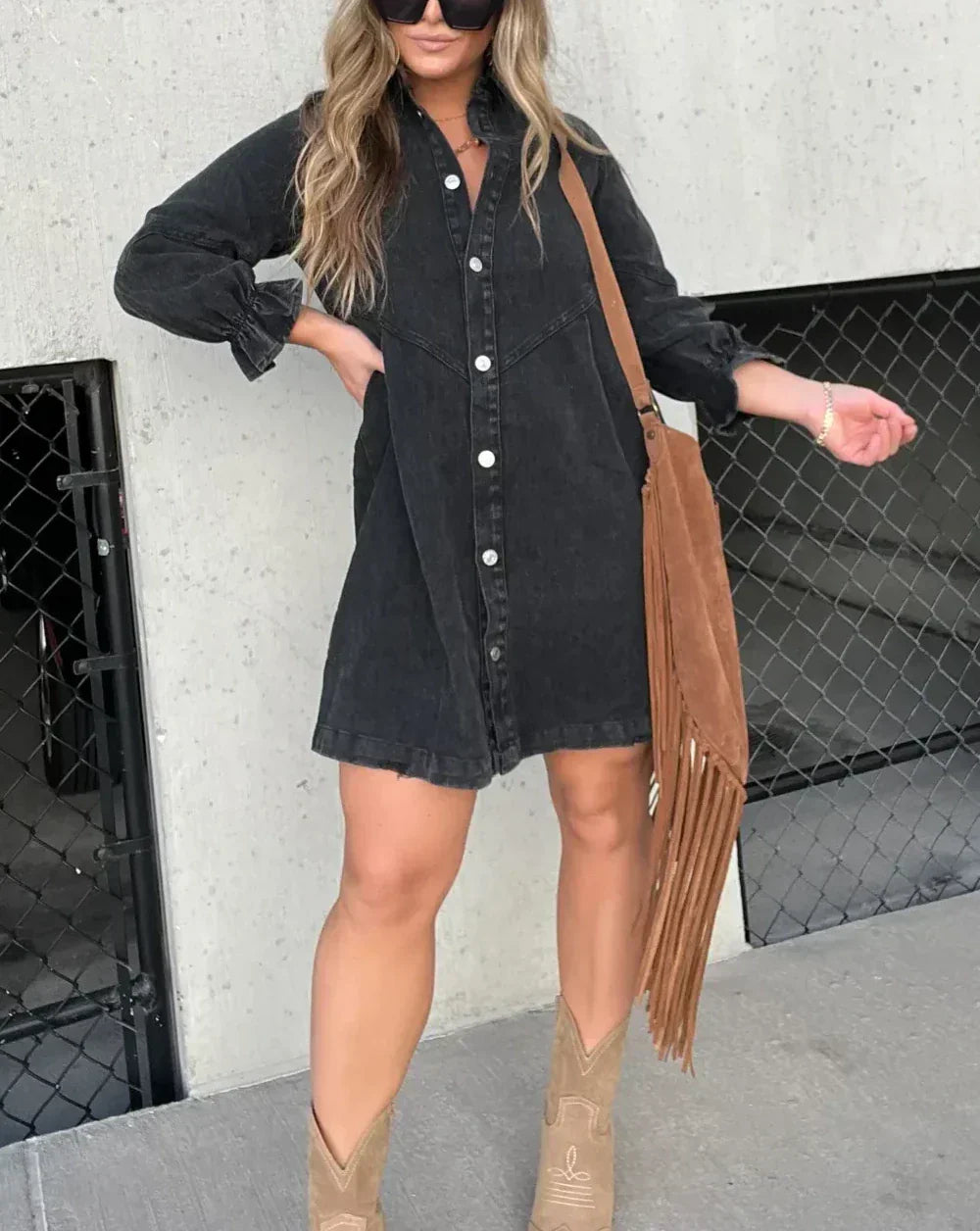 Sophia Denim Dress
