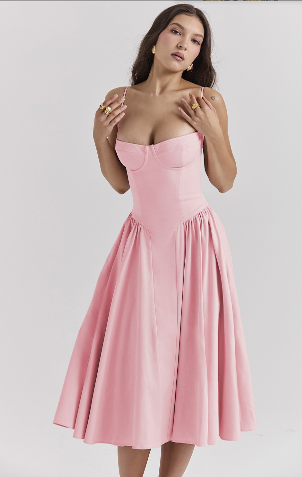 Michaela Sleeveless Midi Dress