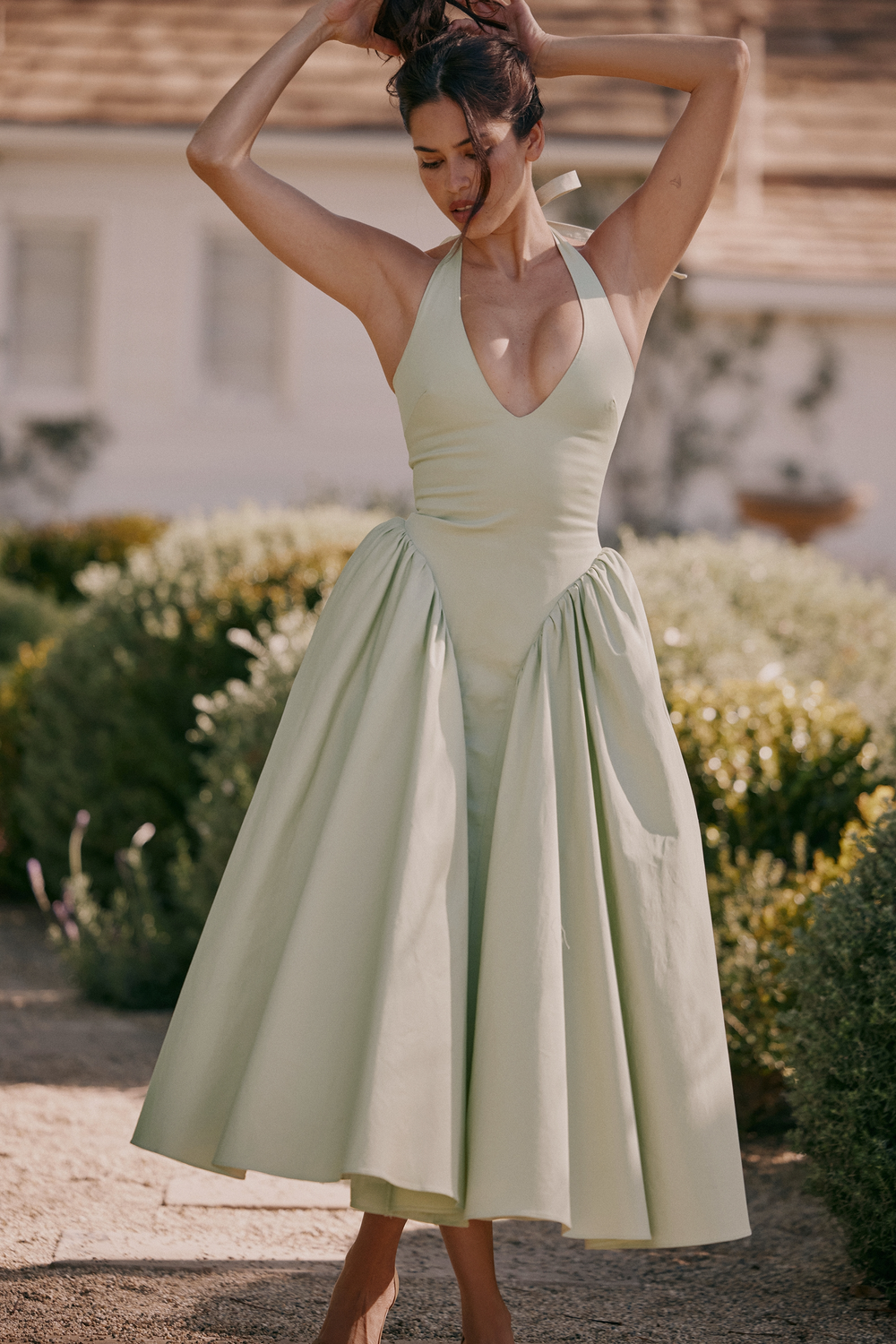 Liana Ruched Midi Dress