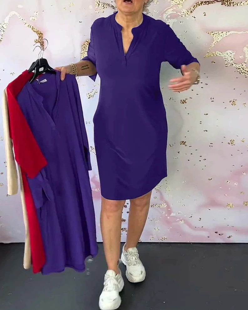 Hanne V-Neck Dress