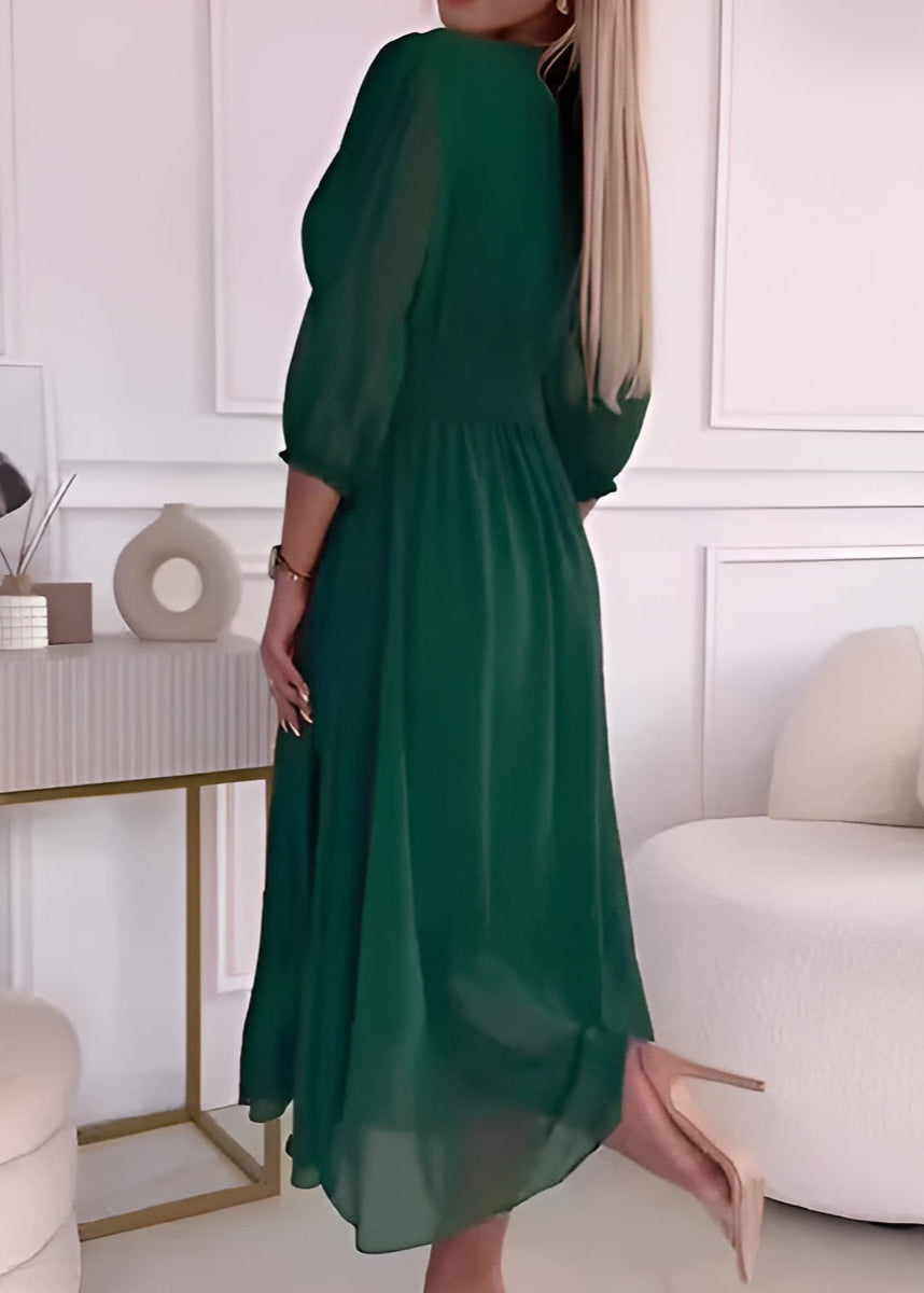 Gaby Silk Chiffon Dress