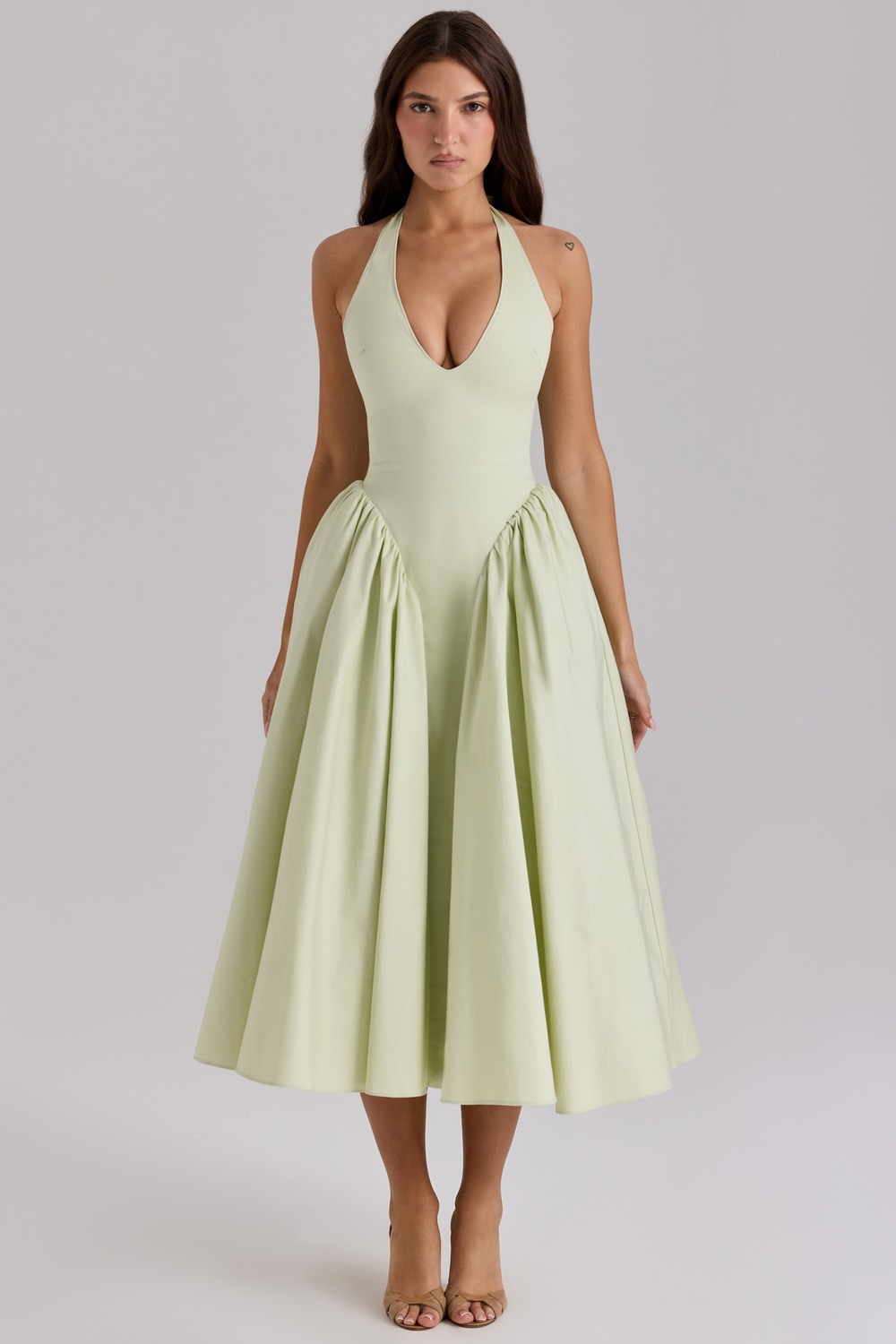 Liana Ruched Midi Dress