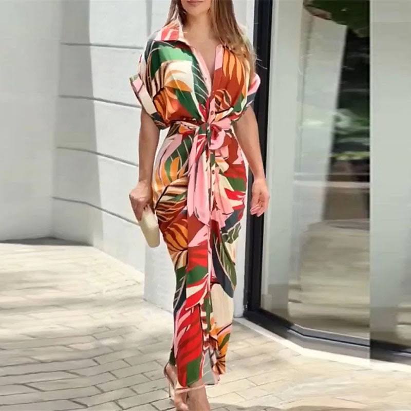 Amalia Wrap Maxi Dress