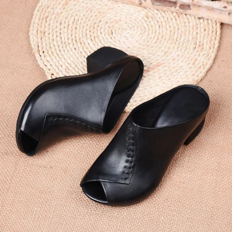 Stevie Leather Comfort Sandals