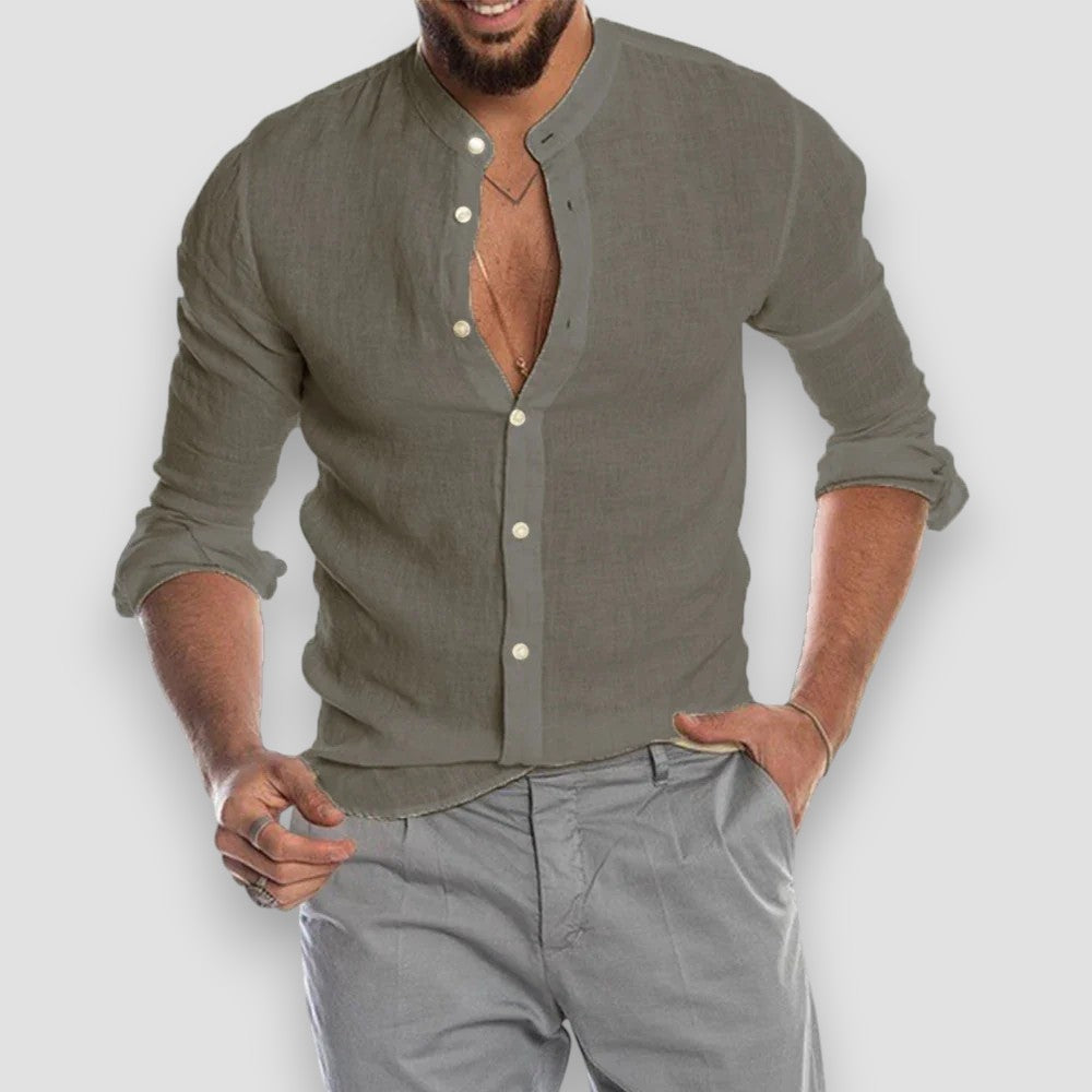 Jan Breathable Linen Shirt