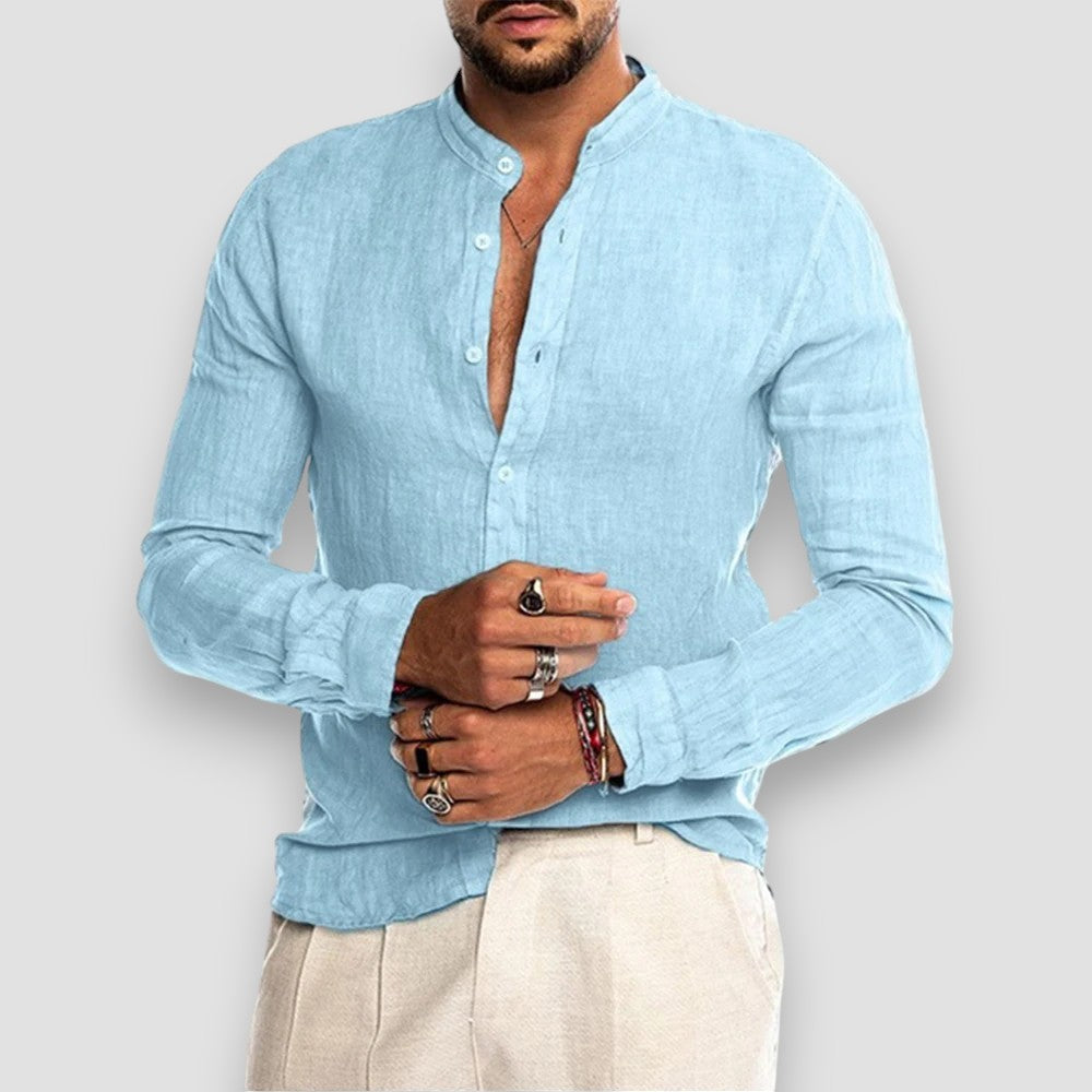 Jan Breathable Linen Shirt