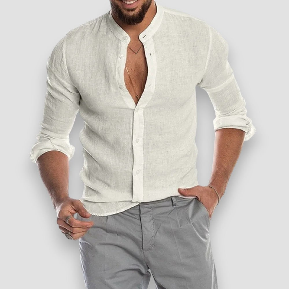 Jan Breathable Linen Shirt