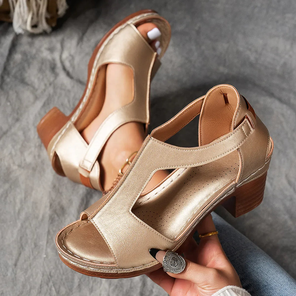 Pennylane Orthopedic Block-Heel Sandal