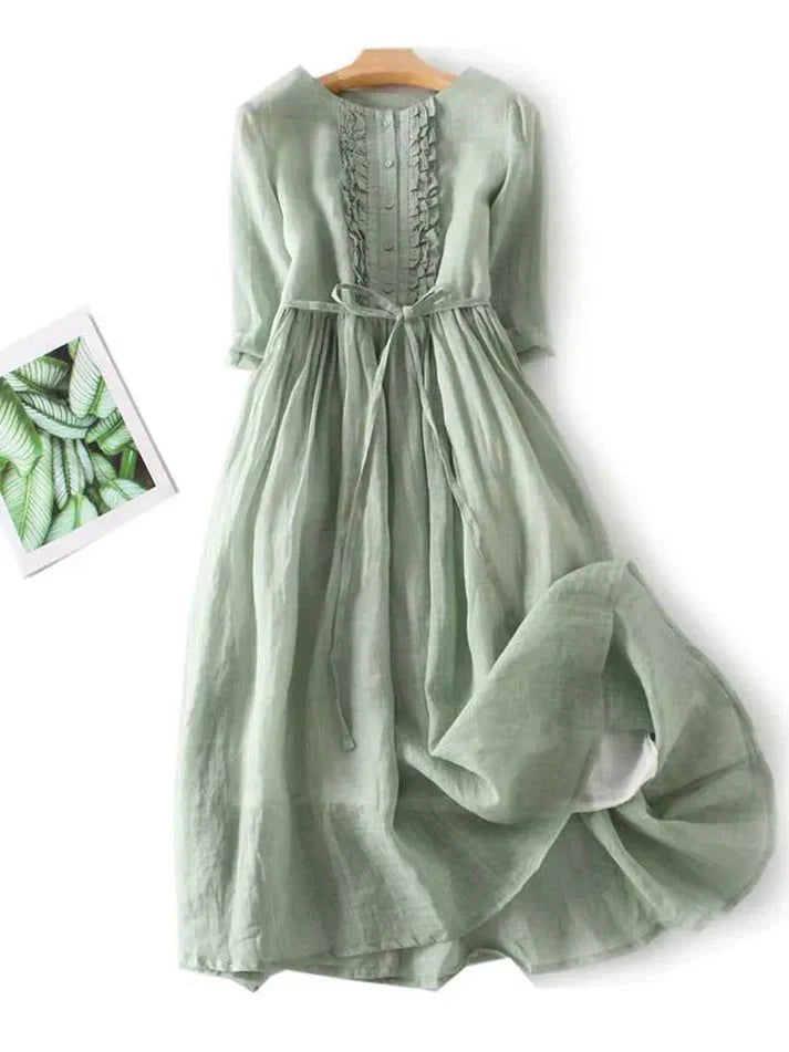 Sadie Linen Summer Dress