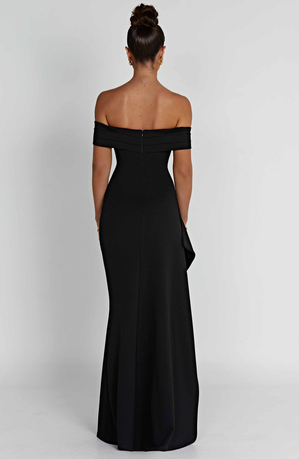 Renata Halter Neck Maxi Dress with High Thigh Slit