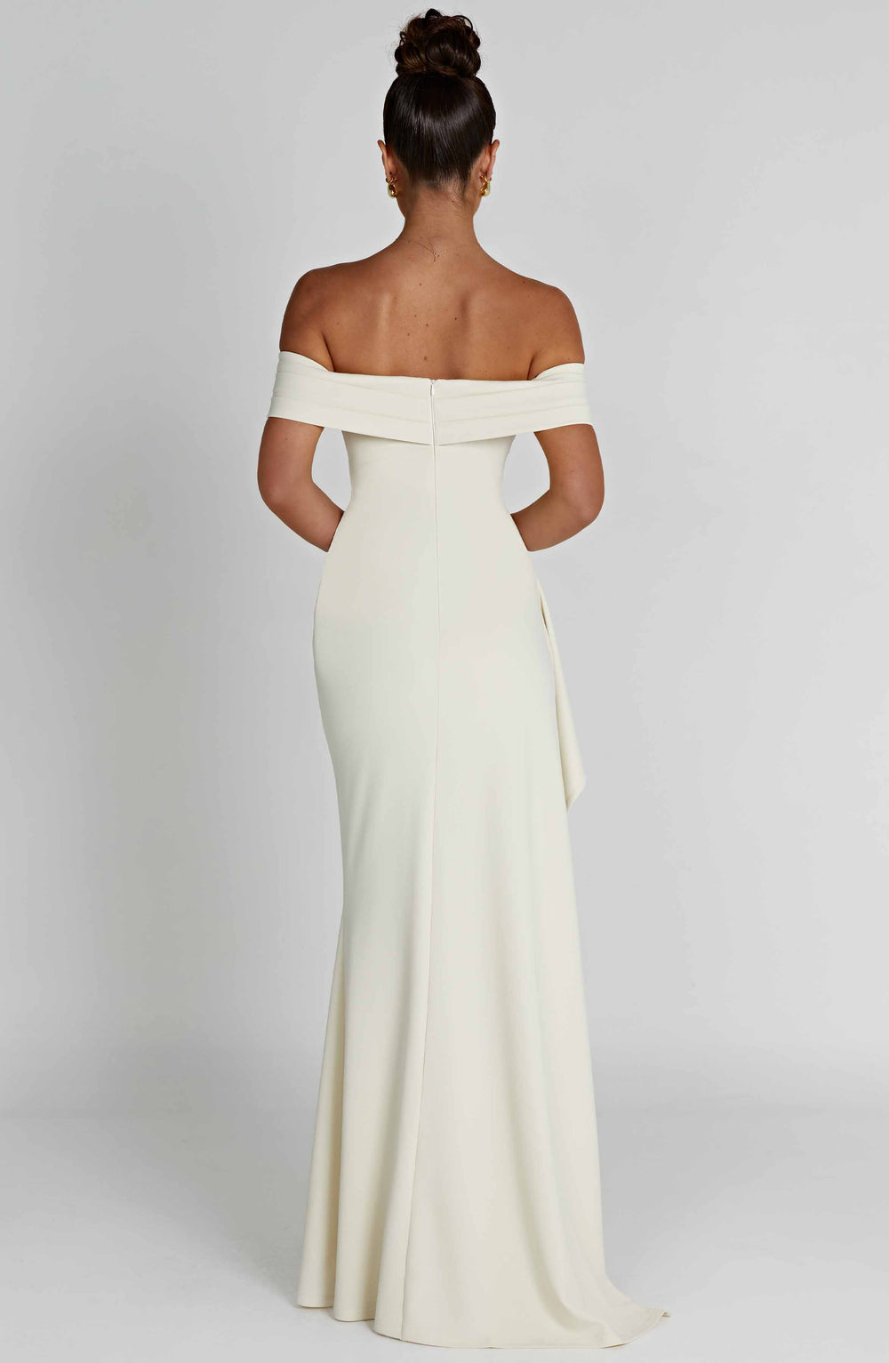 Renata Halter Neck Maxi Dress with High Thigh Slit