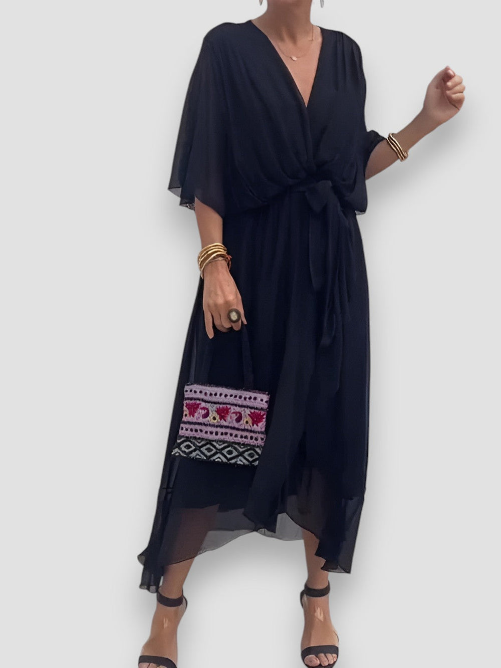 Carmen V-Neck Dress