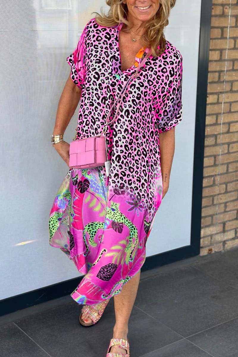 Amara Relaxed Fit Leopard Print Dress