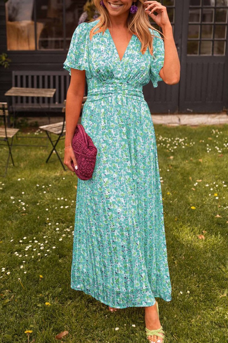 Isabella Maxi Dress V-Neck