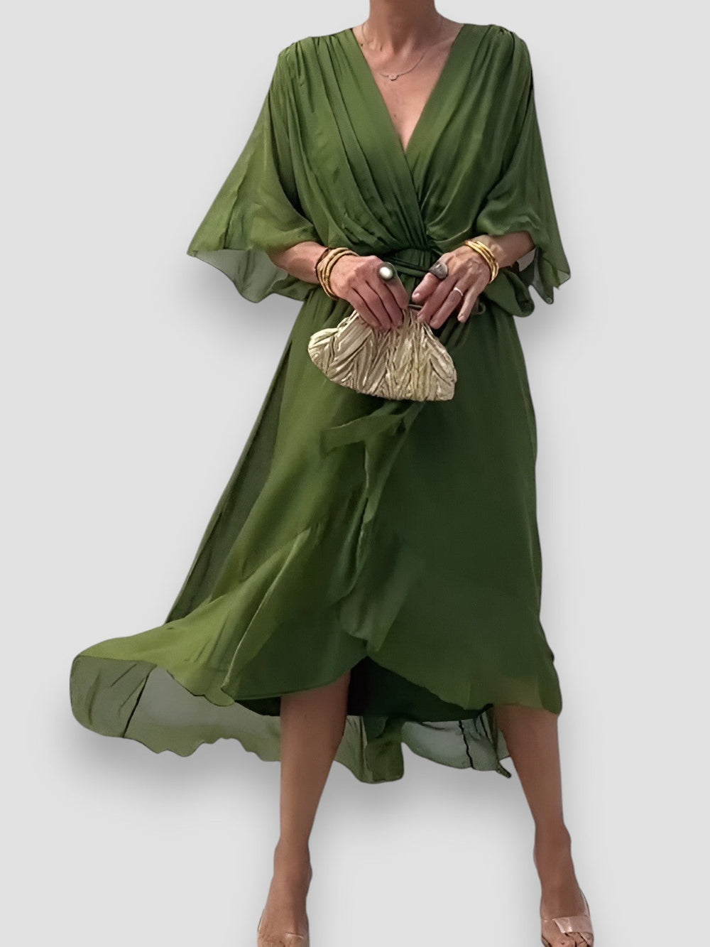 Carmen V-Neck Dress
