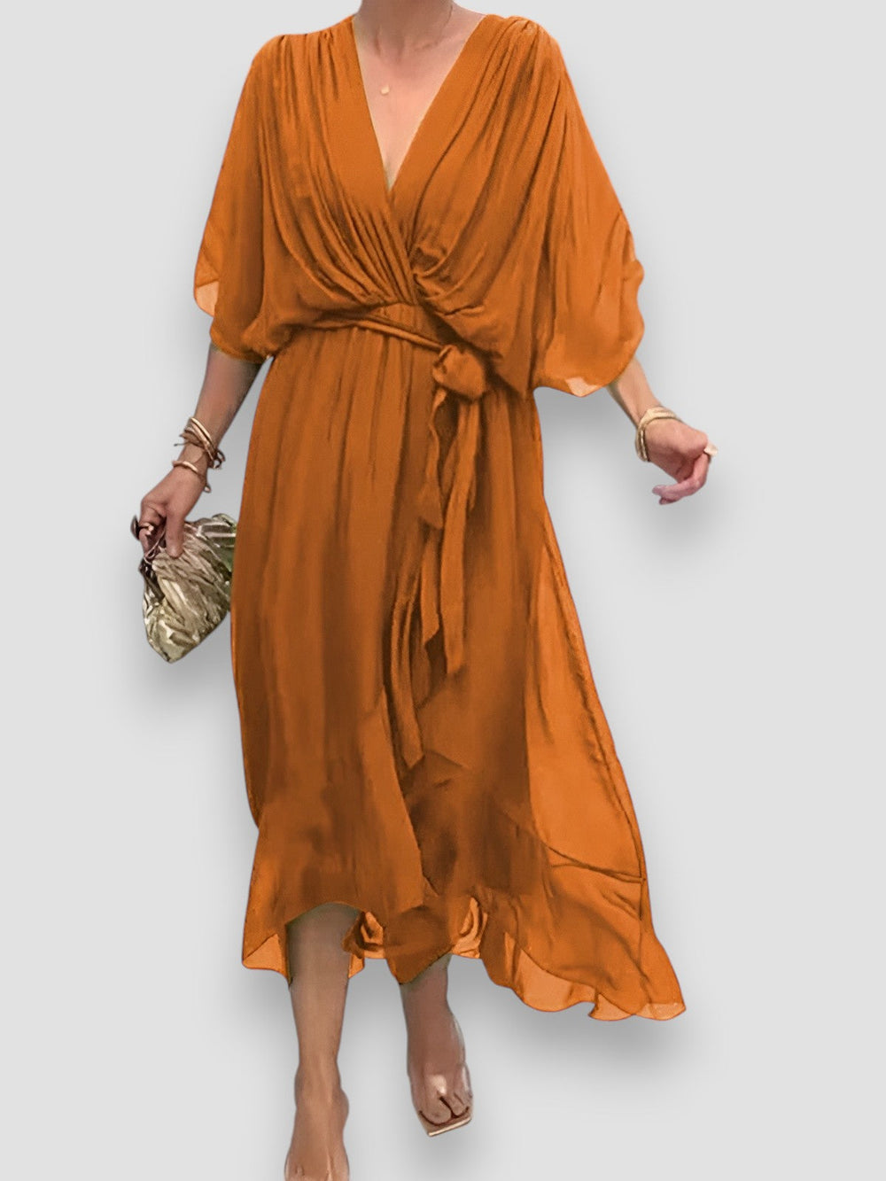 Carmen V-Neck Dress