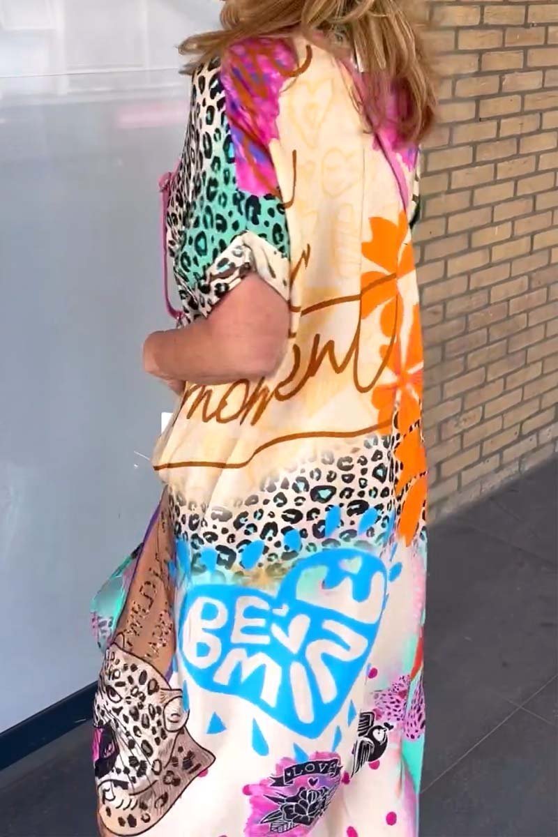 Amara Relaxed Fit Leopard Print Dress