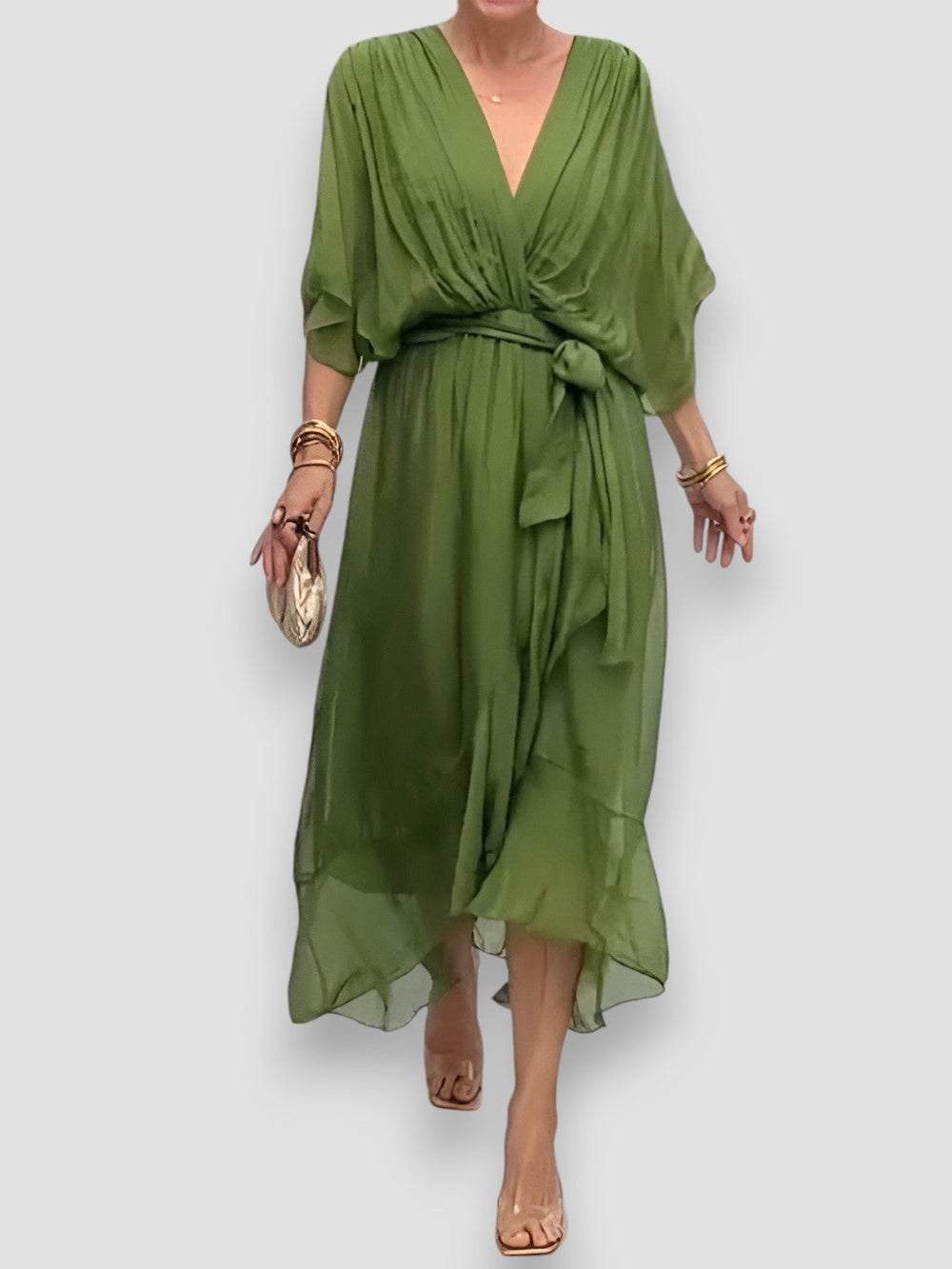 Carmen V-Neck Dress