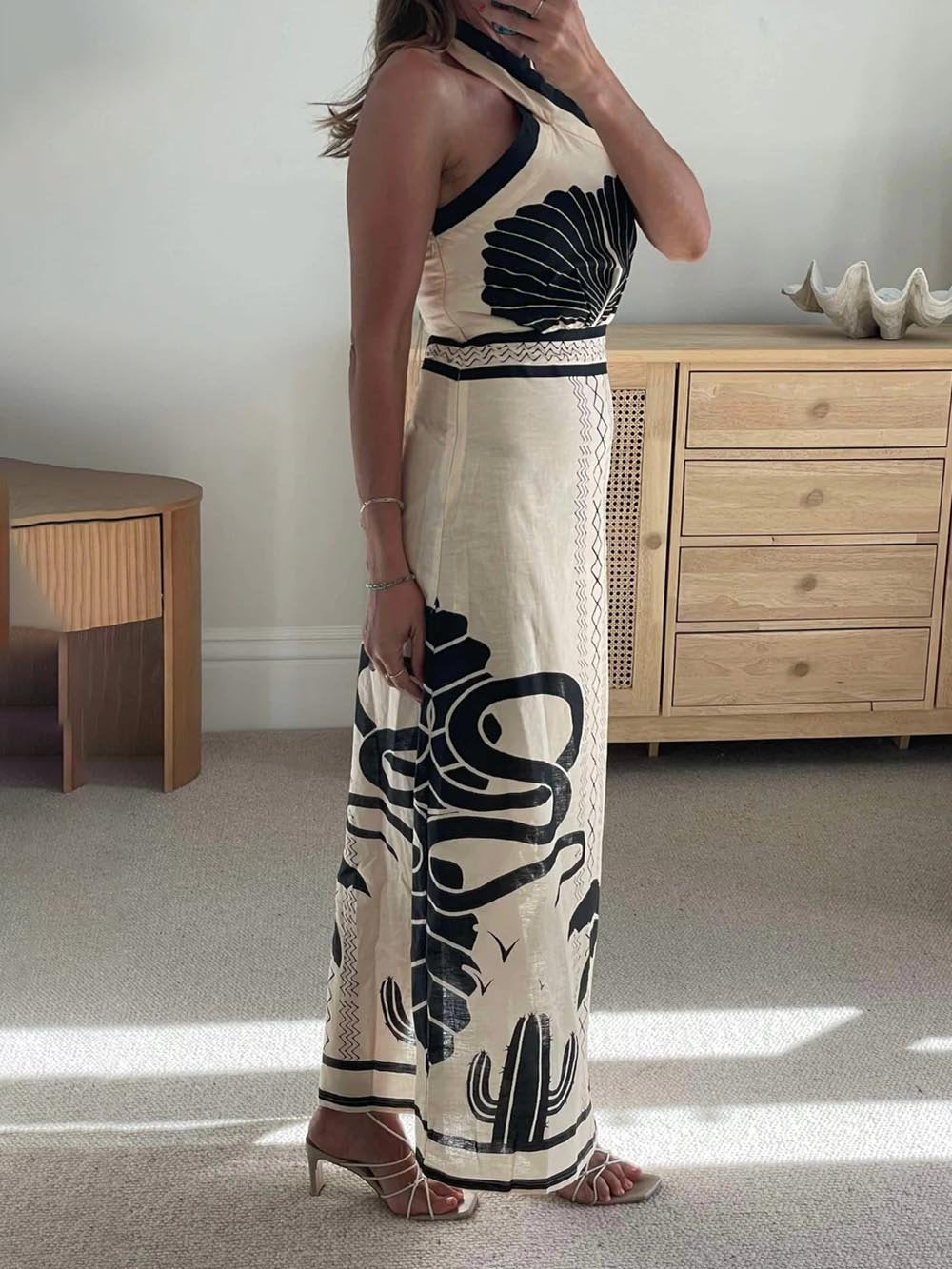 Elegantes Maxi Dress Halter