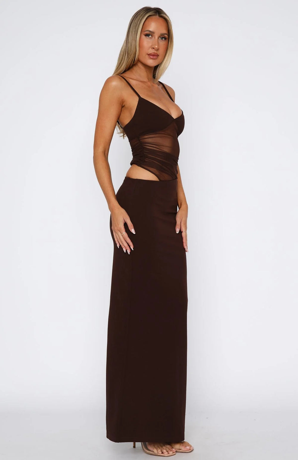 Naiara Maxi-dress With Cut-outs