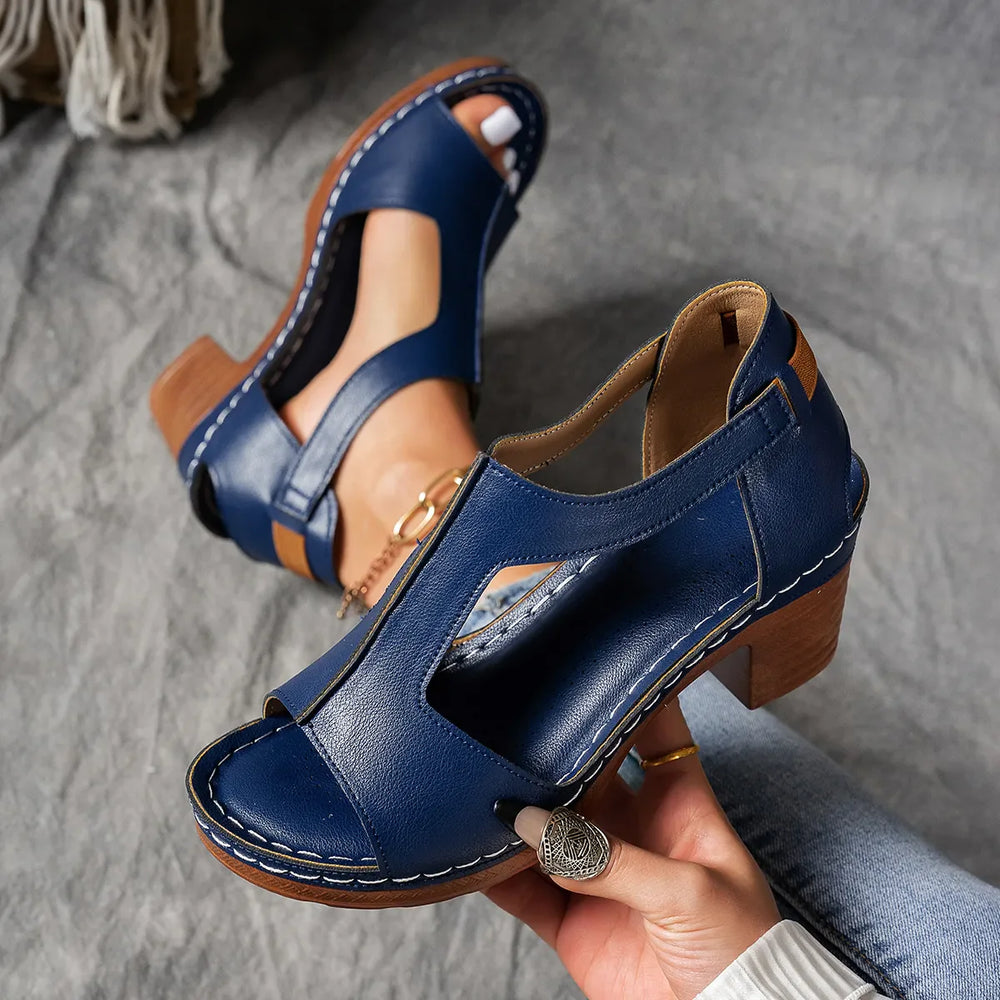 Pennylane Orthopedic Block-Heel Sandal