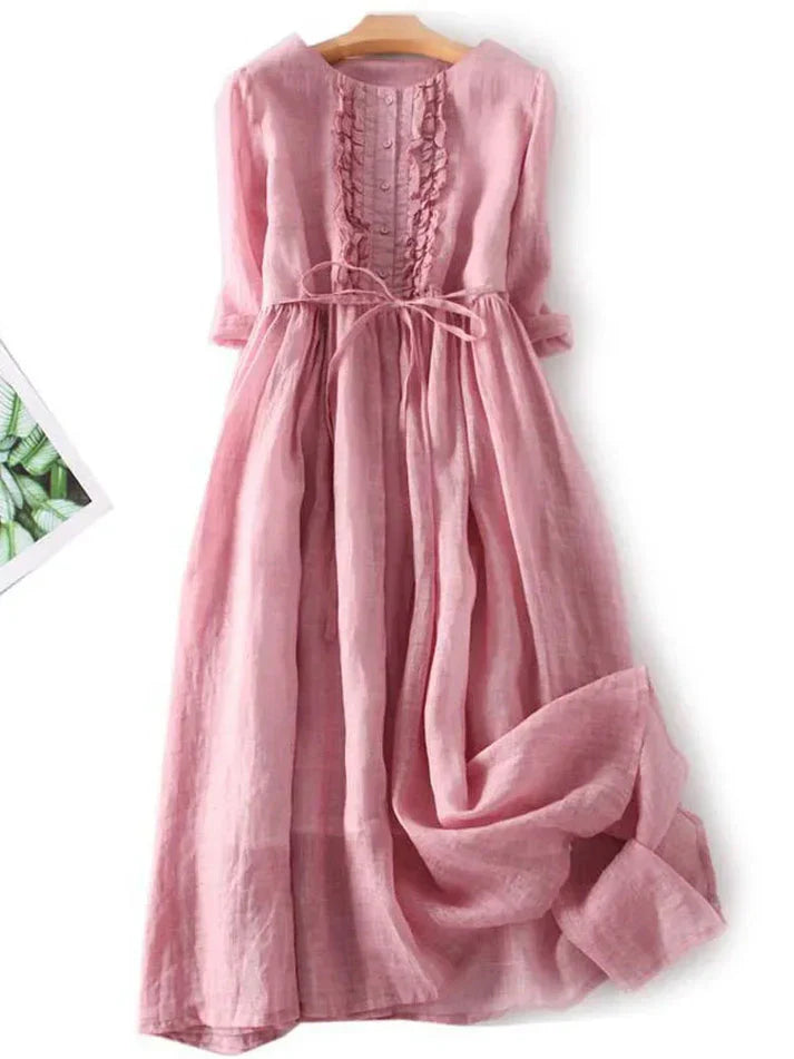 Sadie Linen Summer Dress