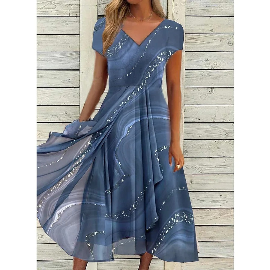 Eliana V-Neck Dress