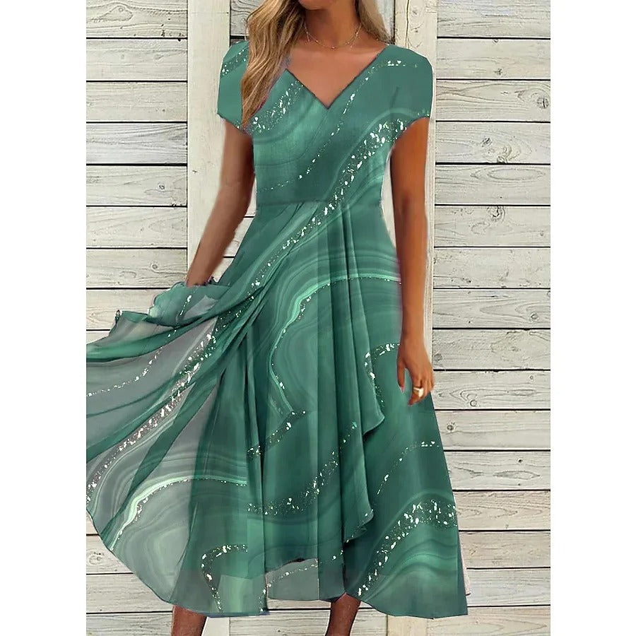 Eliana V-Neck Dress