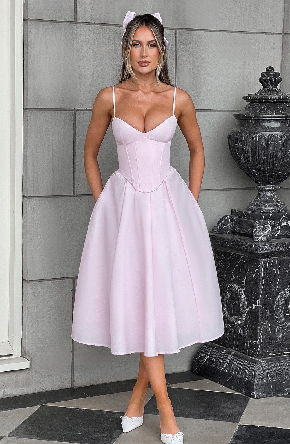 Grace Corset Midikleid