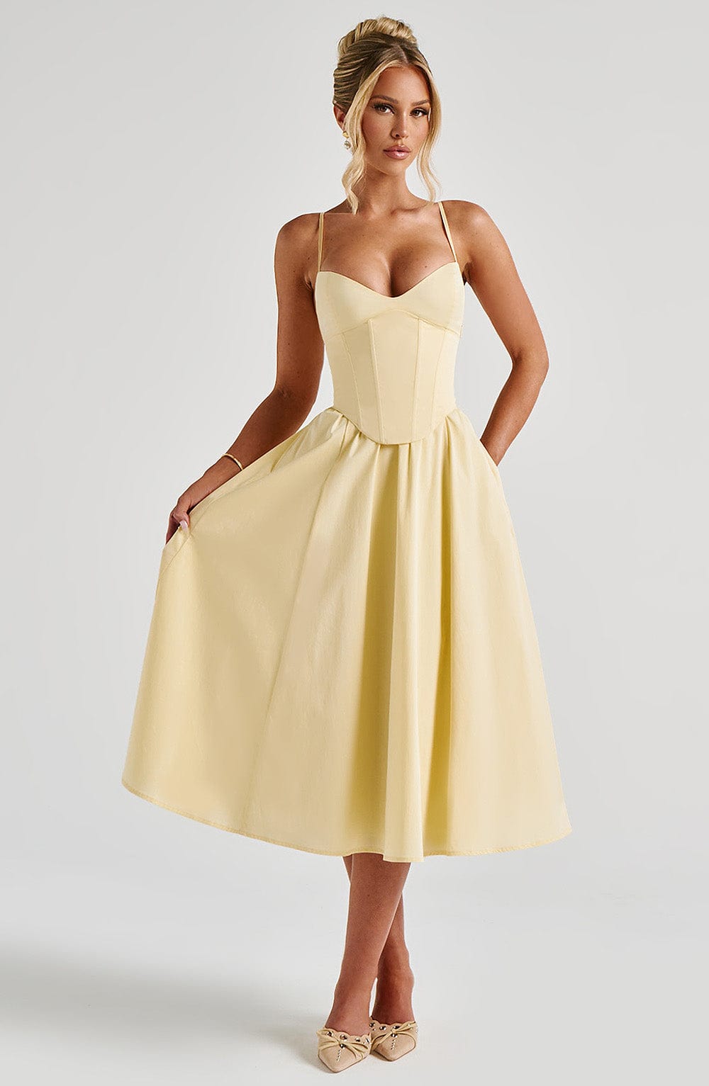 Grace Corset Midikleid