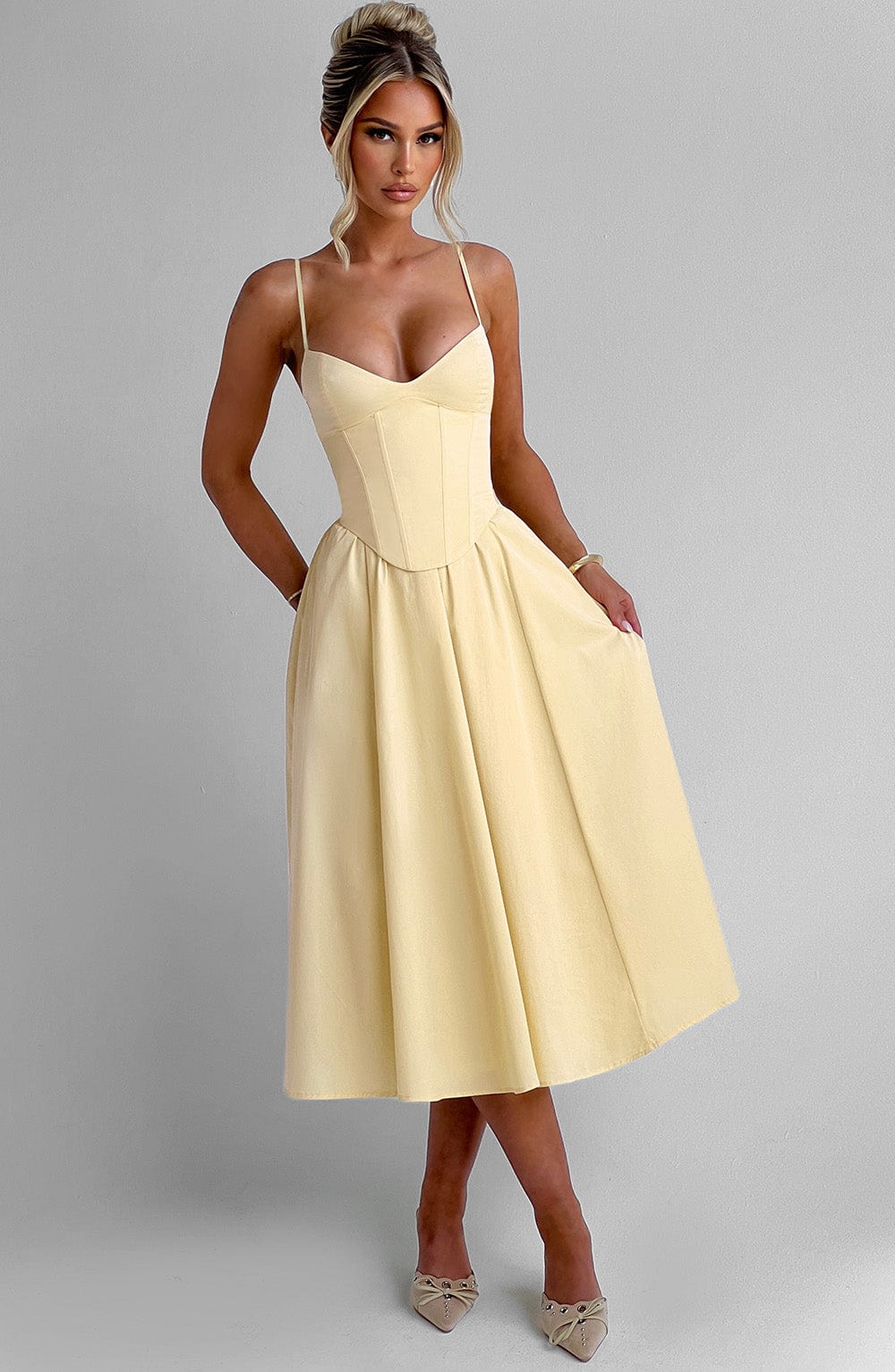 Grace Corset Midikleid