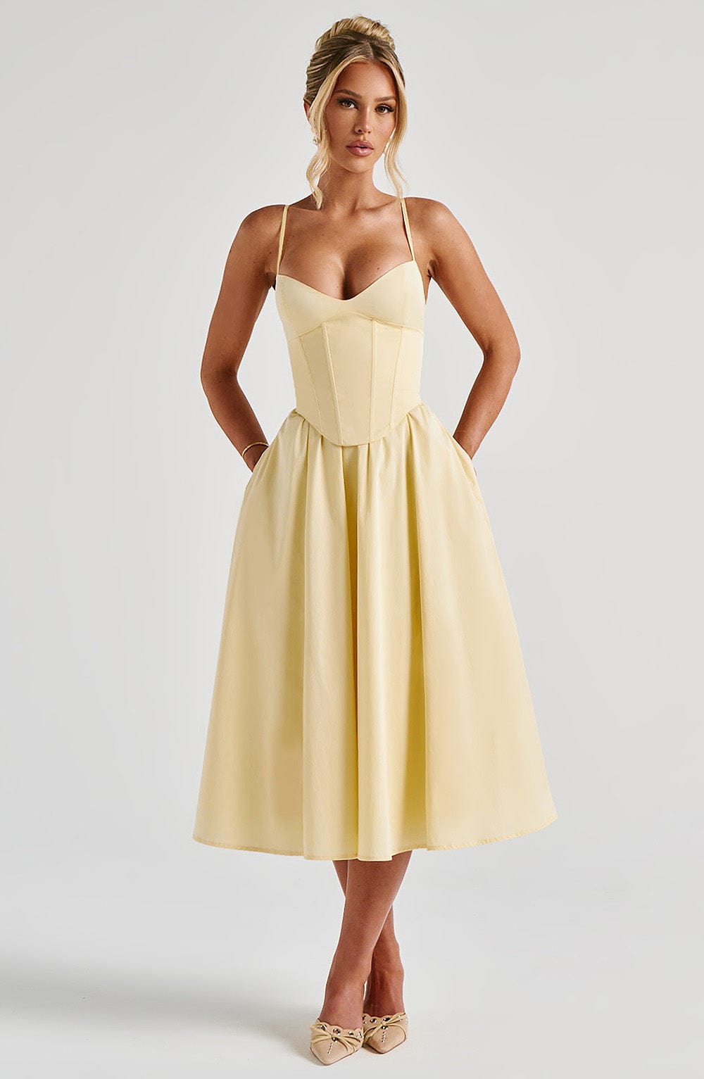 Grace Corset Midikleid