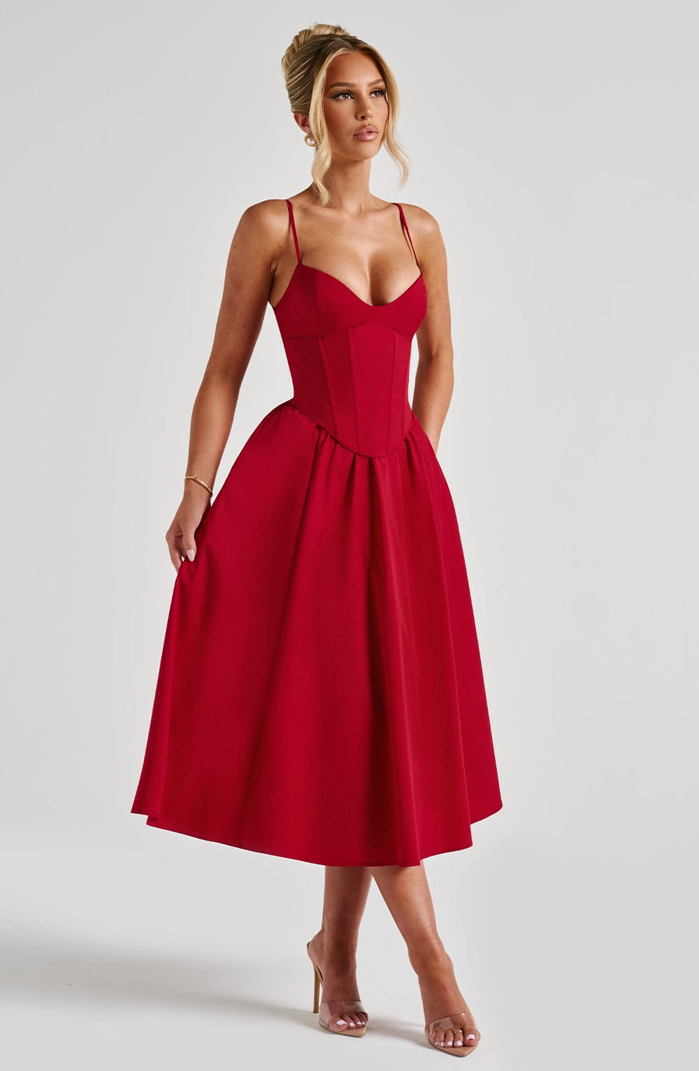 Grace Corset Midikleid
