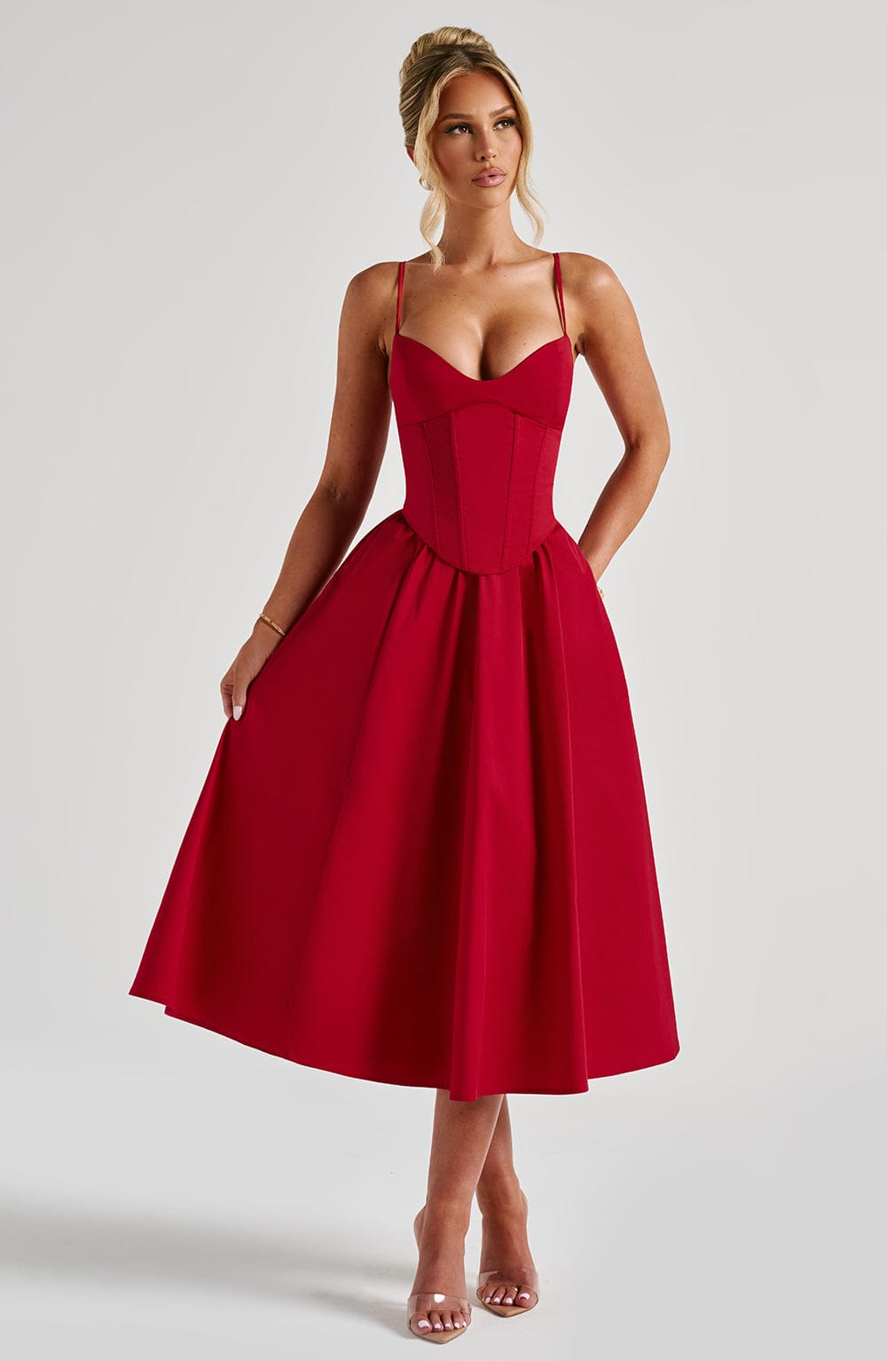 Grace Corset Midikleid