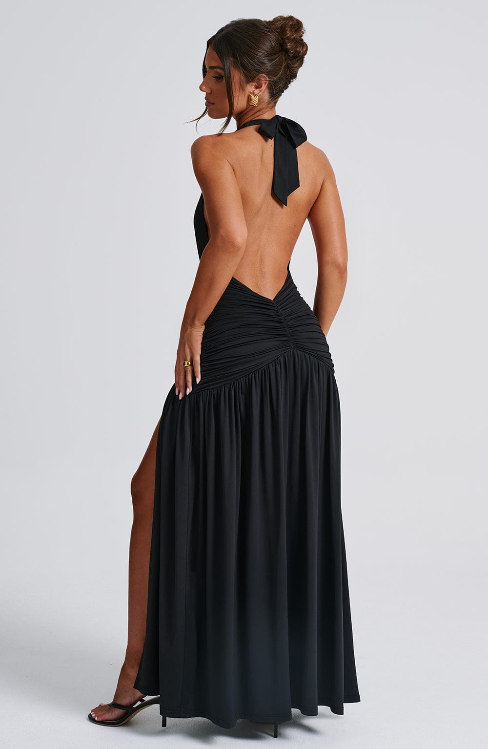 Solene Draped Maxi Dress