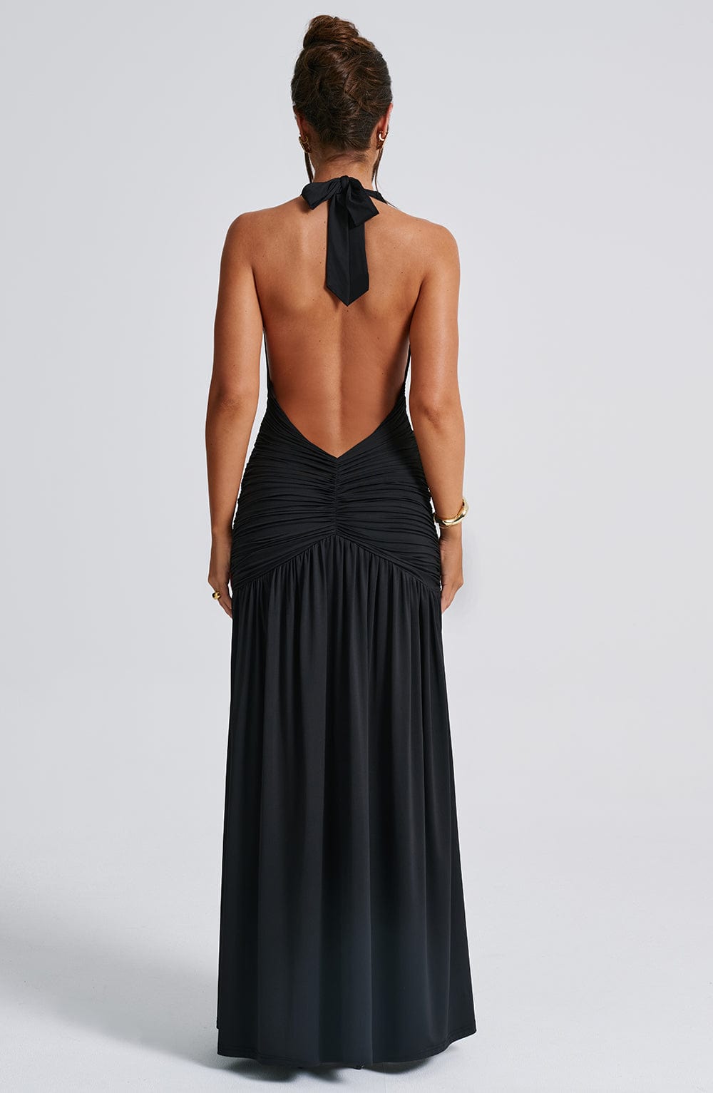 Solene Draped Maxi Dress