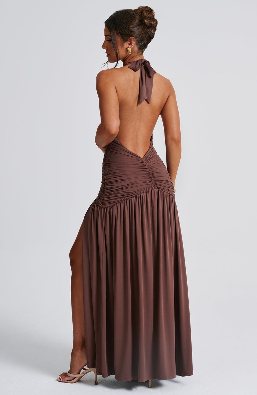 Solene Draped Maxi Dress