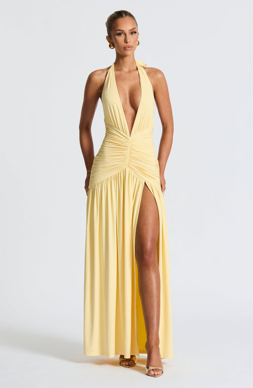 Solene Draped Maxi Dress
