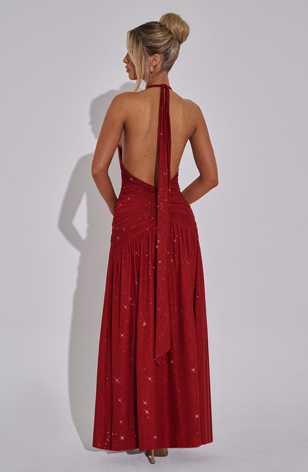 Solene Draped Maxi Dress
