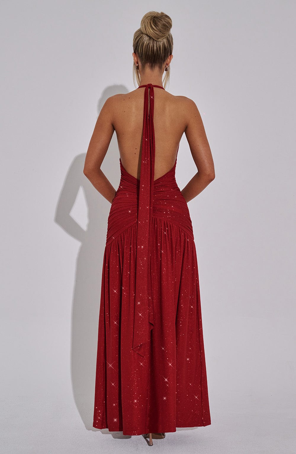 Solene Draped Maxi Dress