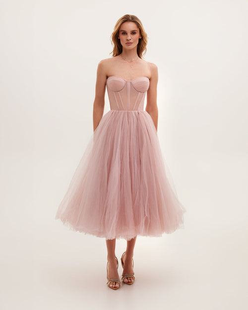 Monica Sculpted Corset Gown