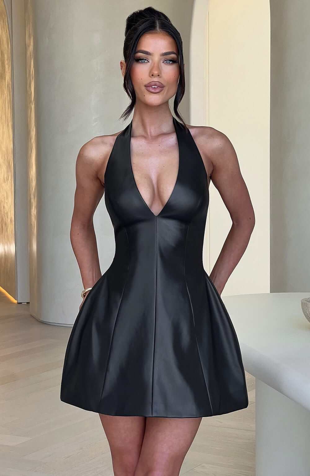 Fenvia Leather Dress