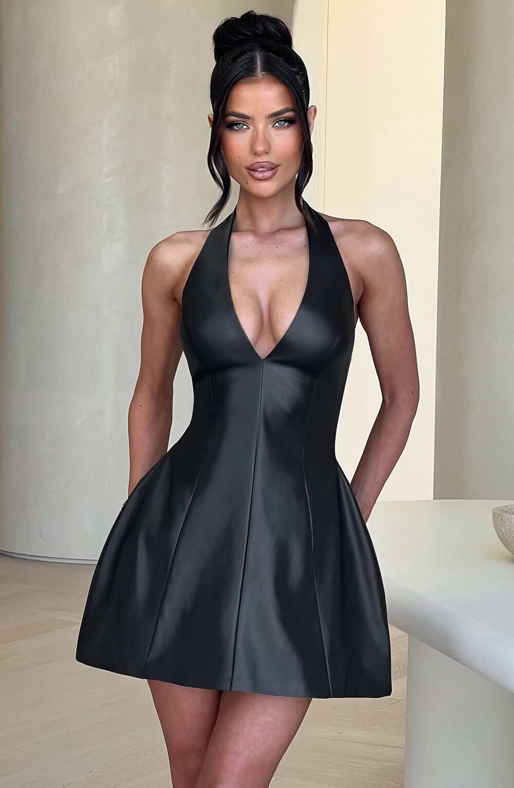 Fenvia Leather Dress