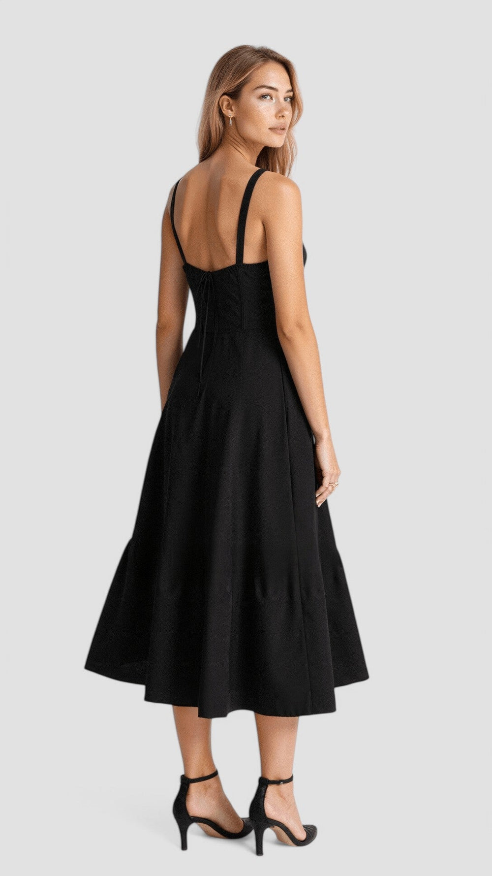 Cianna Lace Corset Midi Dress