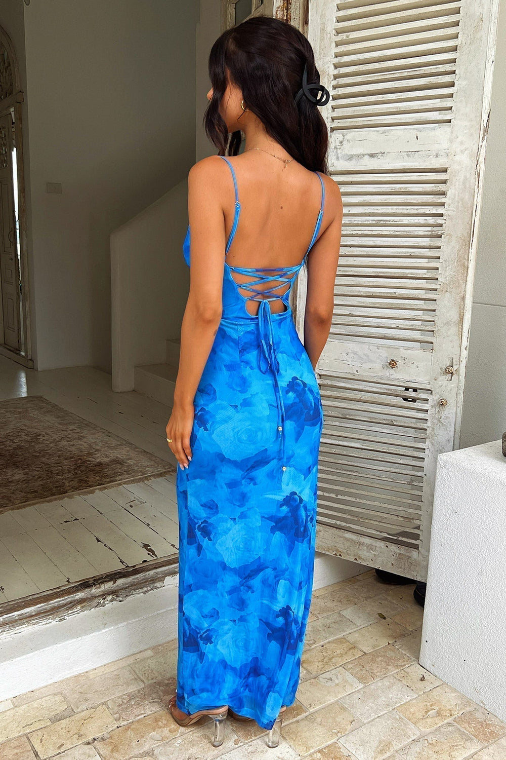 Opal Blue Knot Dress
