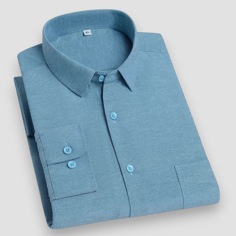 Nils Cotton Button-Down Shirt
