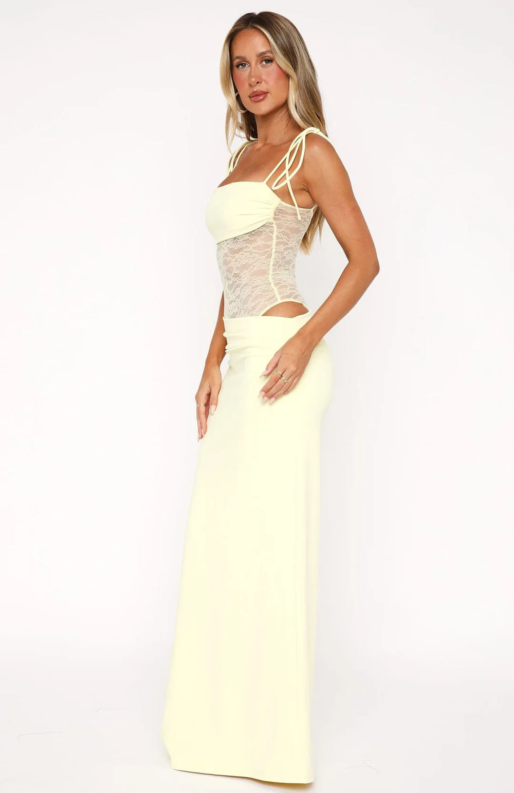 Darla Lace Cut-Out Maxi Dress
